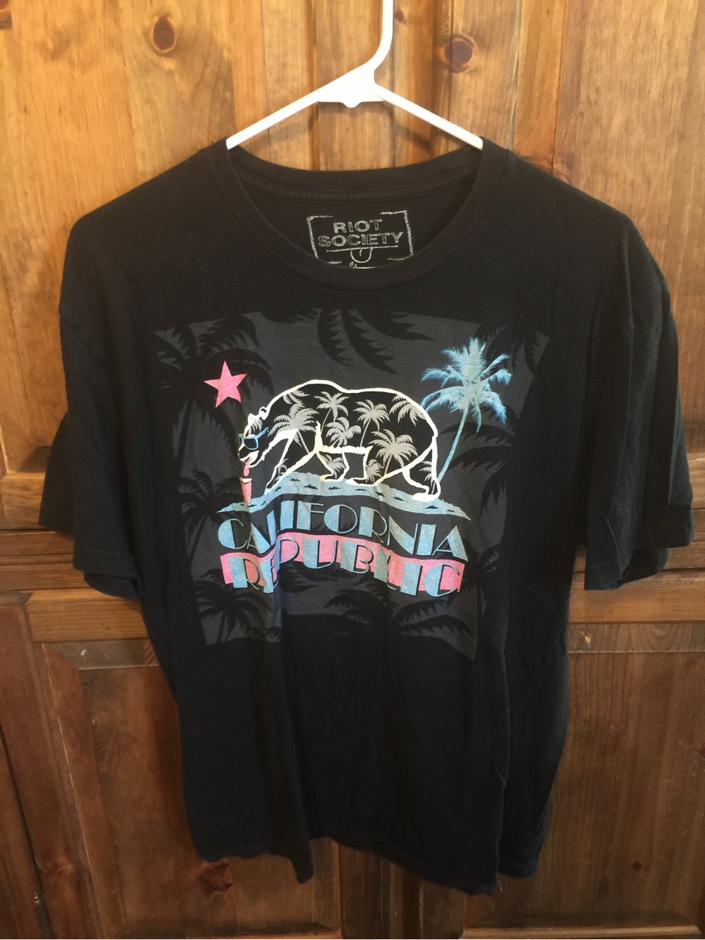 Riot Society California Republic Shortslv Tee🐻🌴